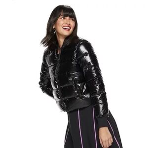 NINE WEST CROPPED PUFFER JACKET